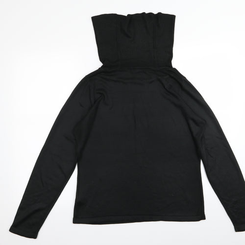 M&S Womens Black   Basic T-Shirt Size 16