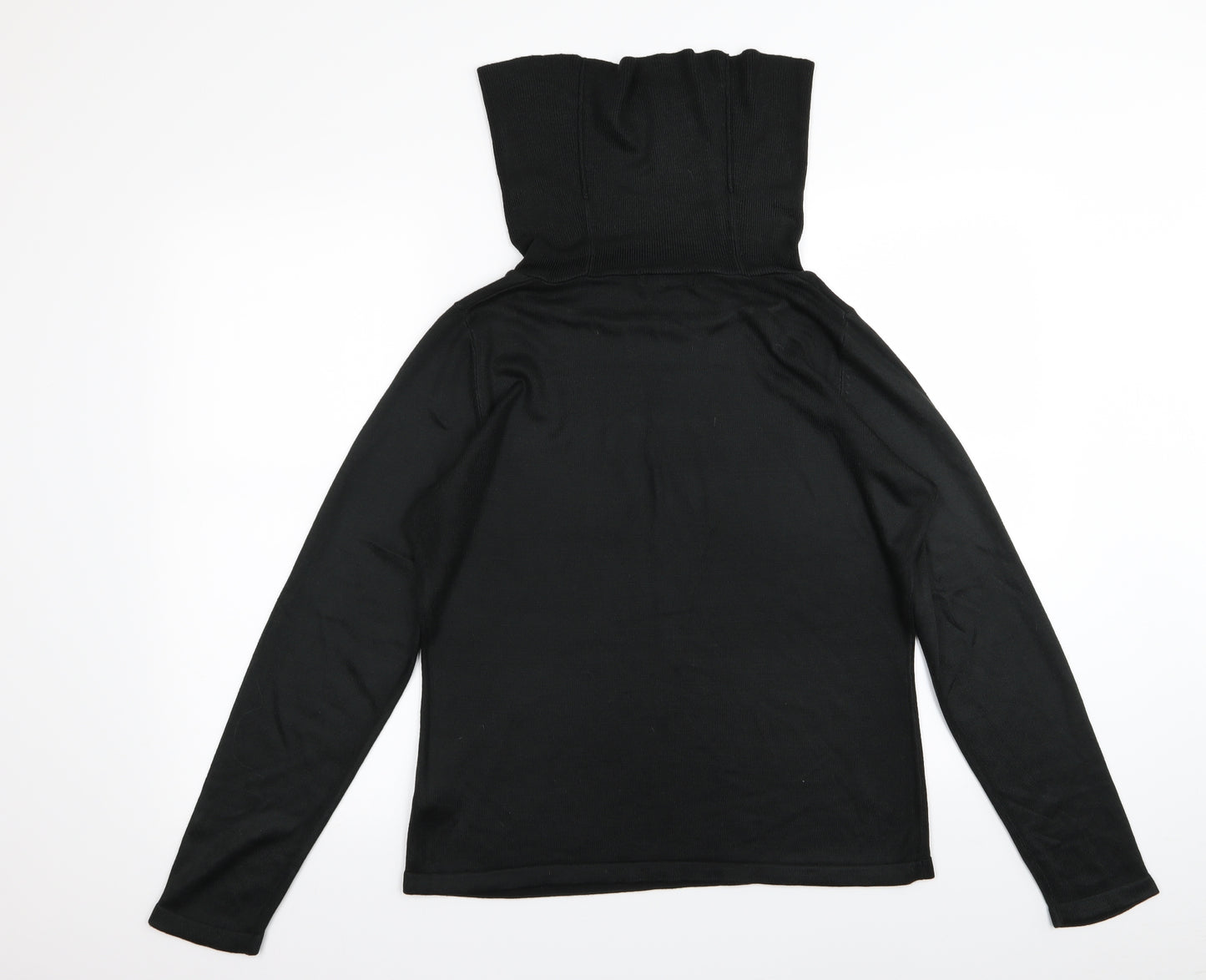 M&S Womens Black   Basic T-Shirt Size 16