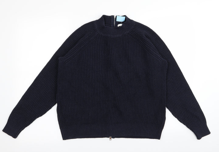 H&M Womens Blue Pullover Jumper Size M