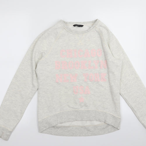 Candy Couture Girls Grey   Pullover Jumper Size 14 Years