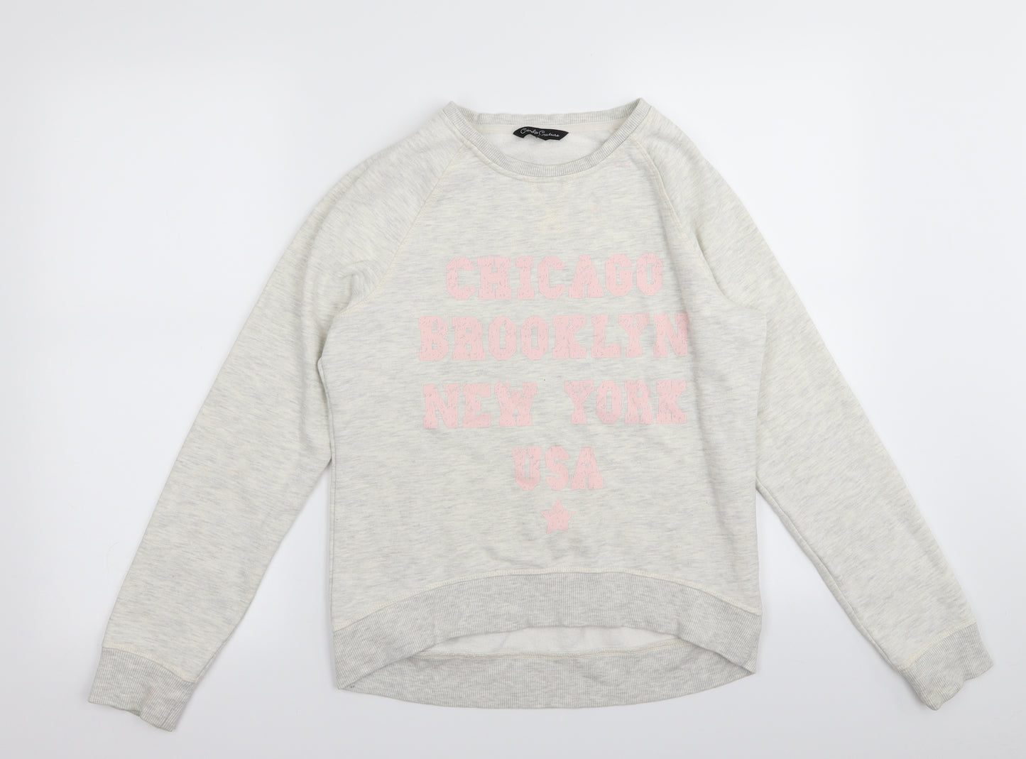 Candy Couture Girls Grey   Pullover Jumper Size 14 Years