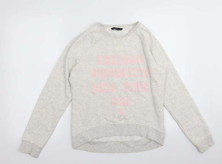 Candy Couture Girls Grey   Pullover Jumper Size 14 Years