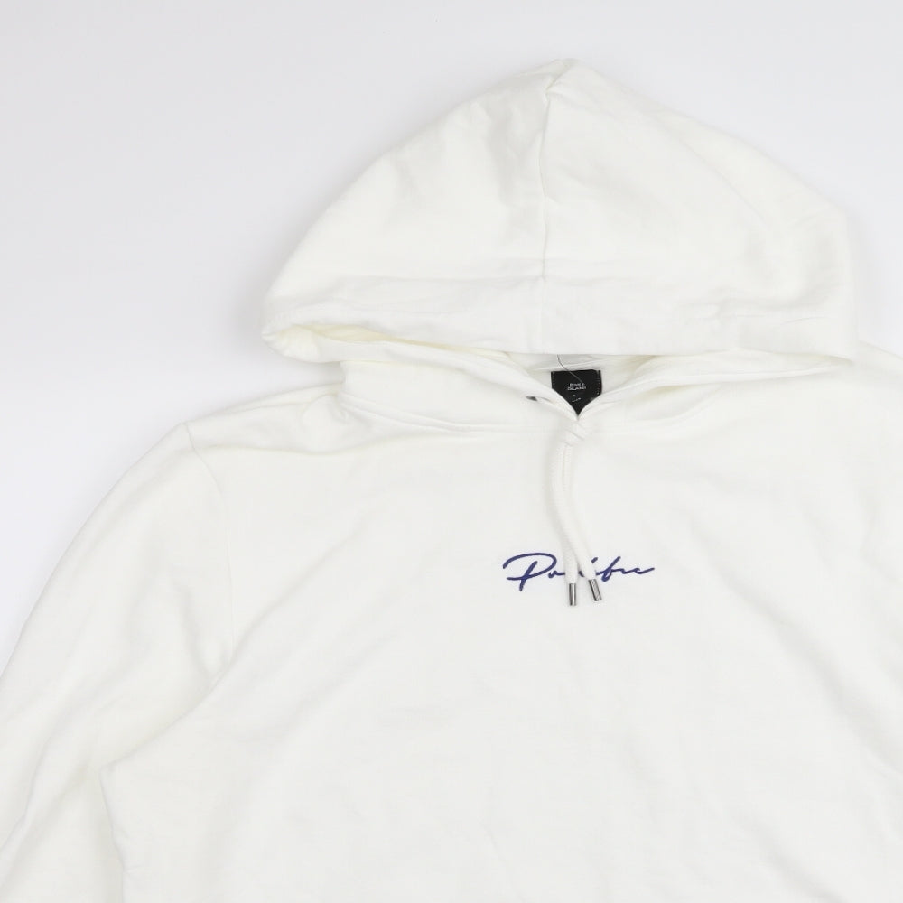 River Island Mens White   Pullover Jumper Size L