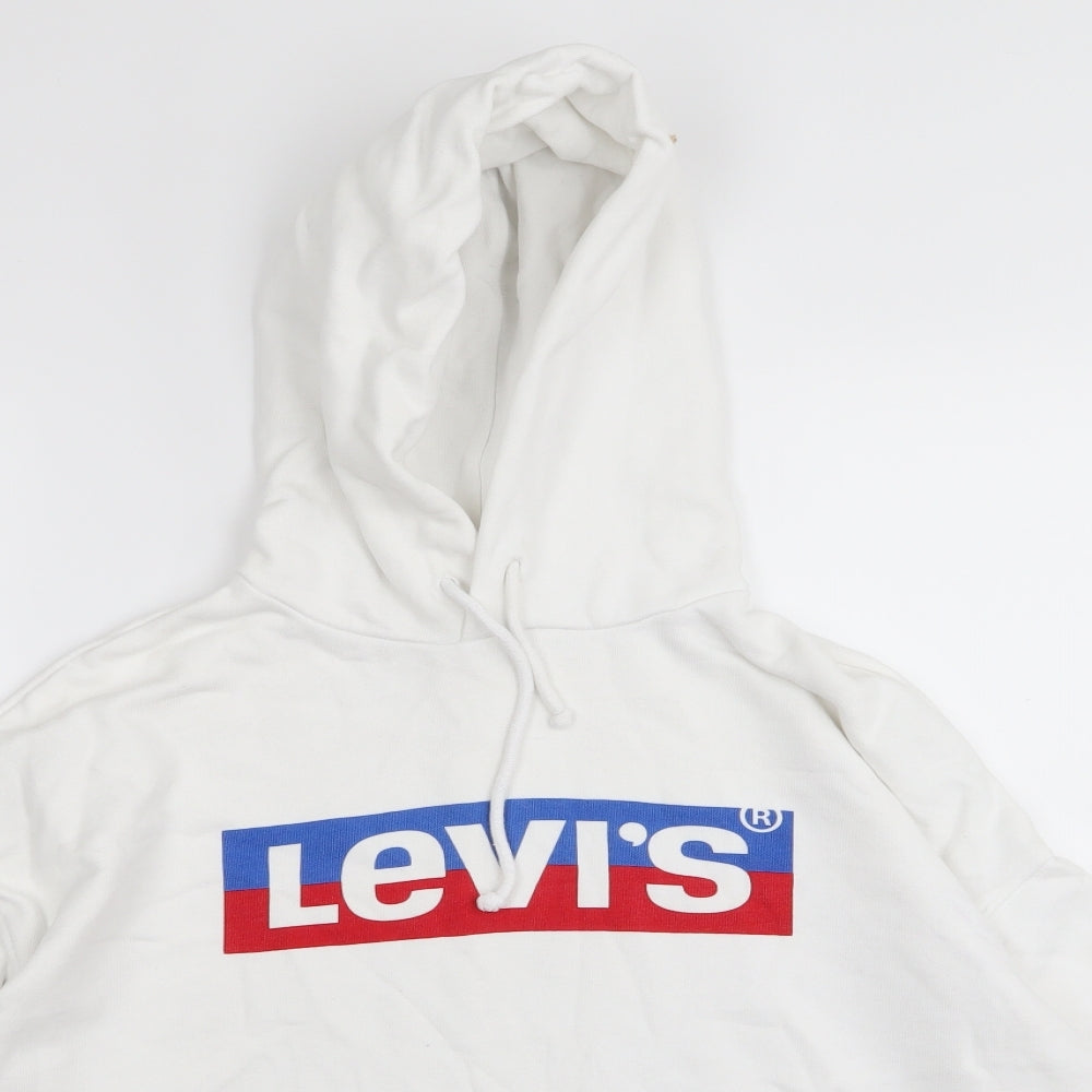 levi Mens White   Pullover Jumper Size XS  - size xxs