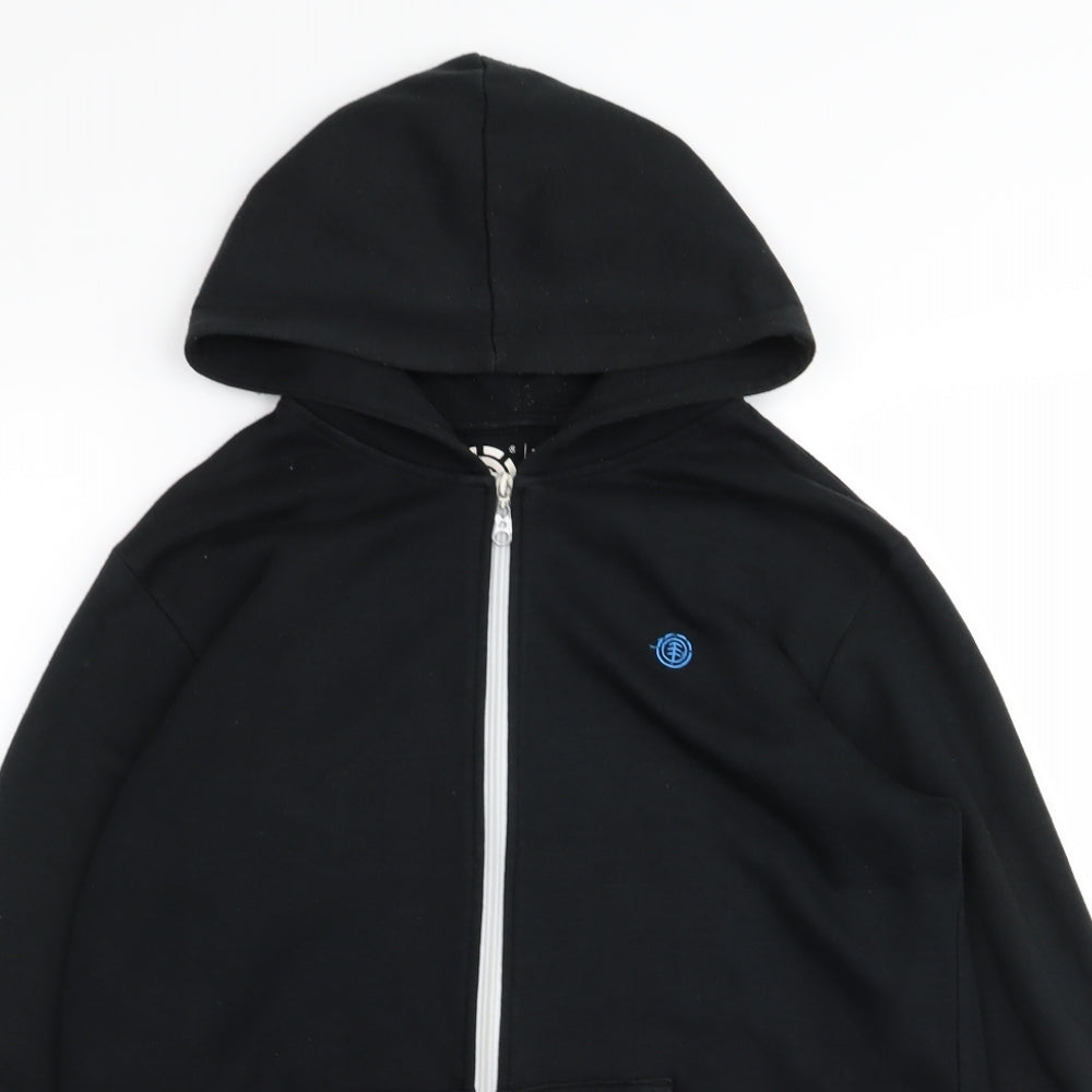 Element Womens Black   Full Zip Jumper Size 16