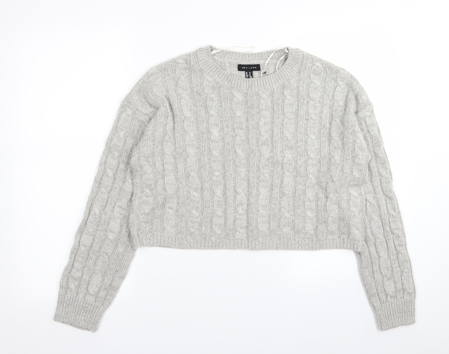 New Look Womens Grey   Pullover Jumper Size M