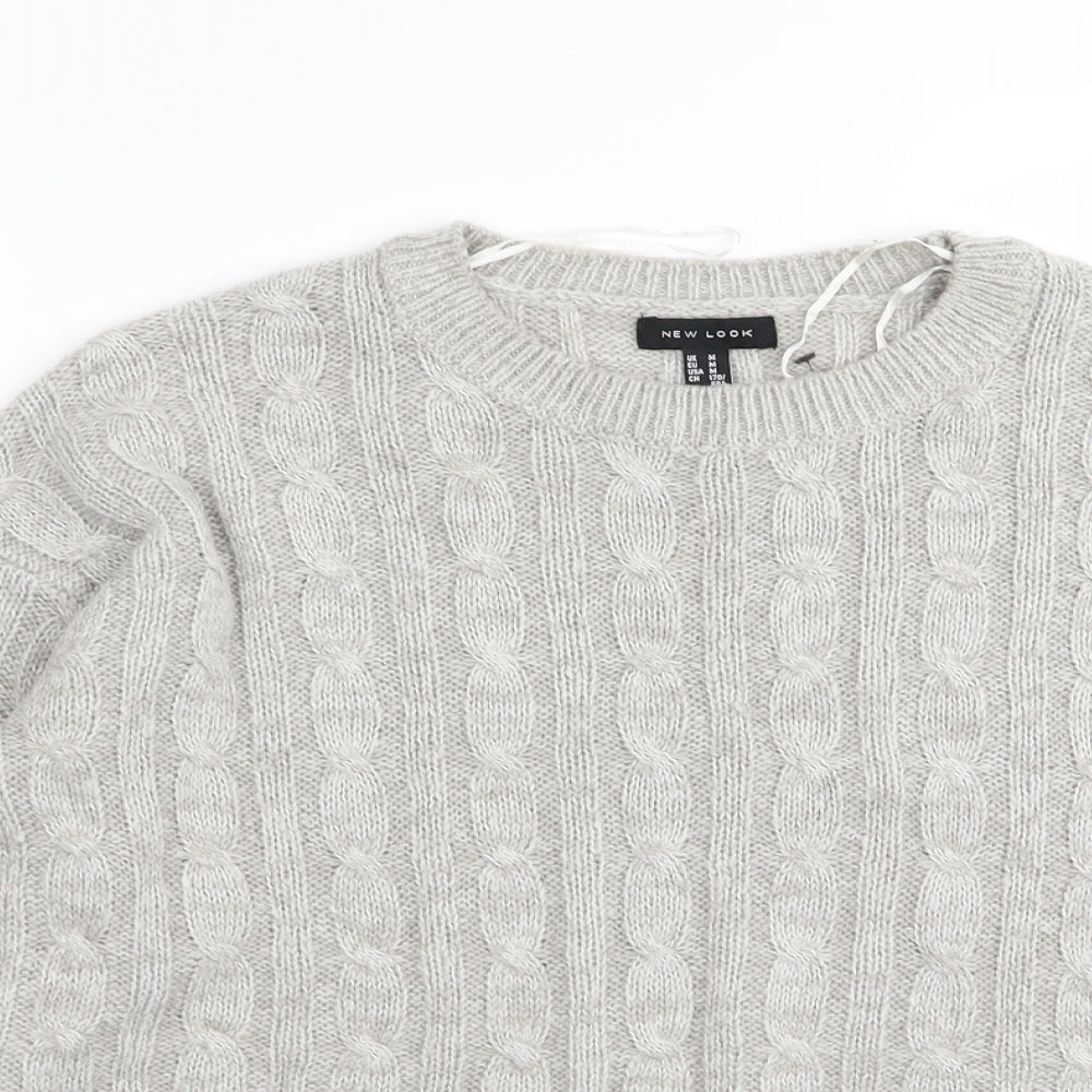 New Look Womens Grey   Pullover Jumper Size M