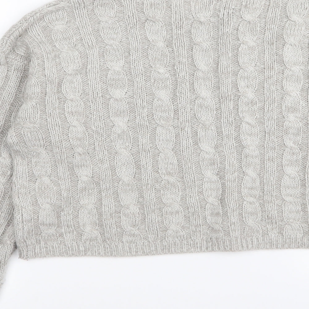New Look Womens Grey   Pullover Jumper Size M