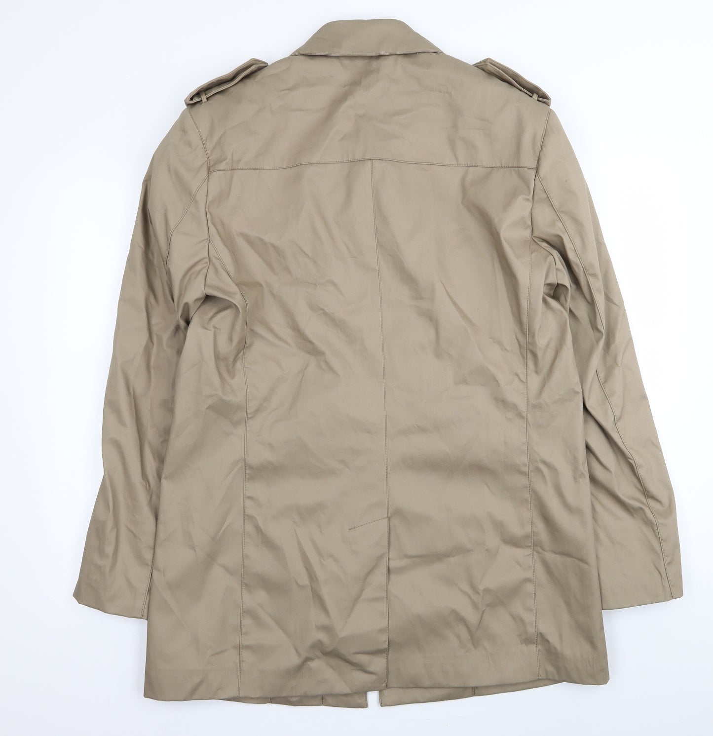 Blazer Womens Beige   Overcoat Coat Size M