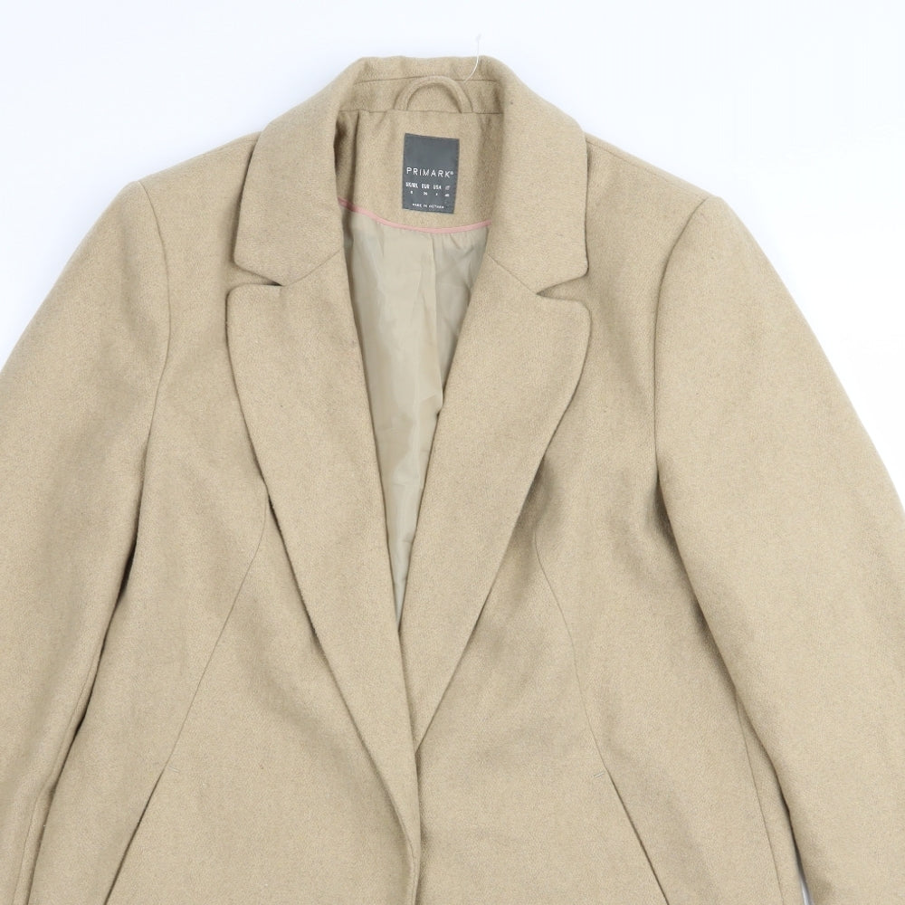 Primark Womens Beige   Jacket Blazer Size 8