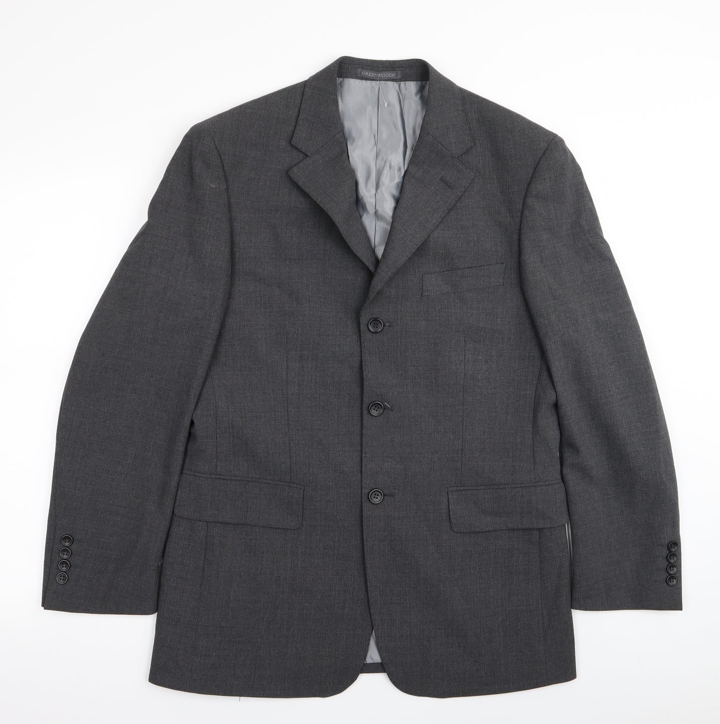 greenwoods Mens Grey   Jacket Blazer Size 38
