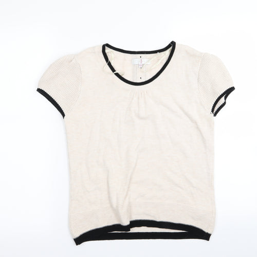 Jasper Conran Womens Beige   Basic T-Shirt Size 12