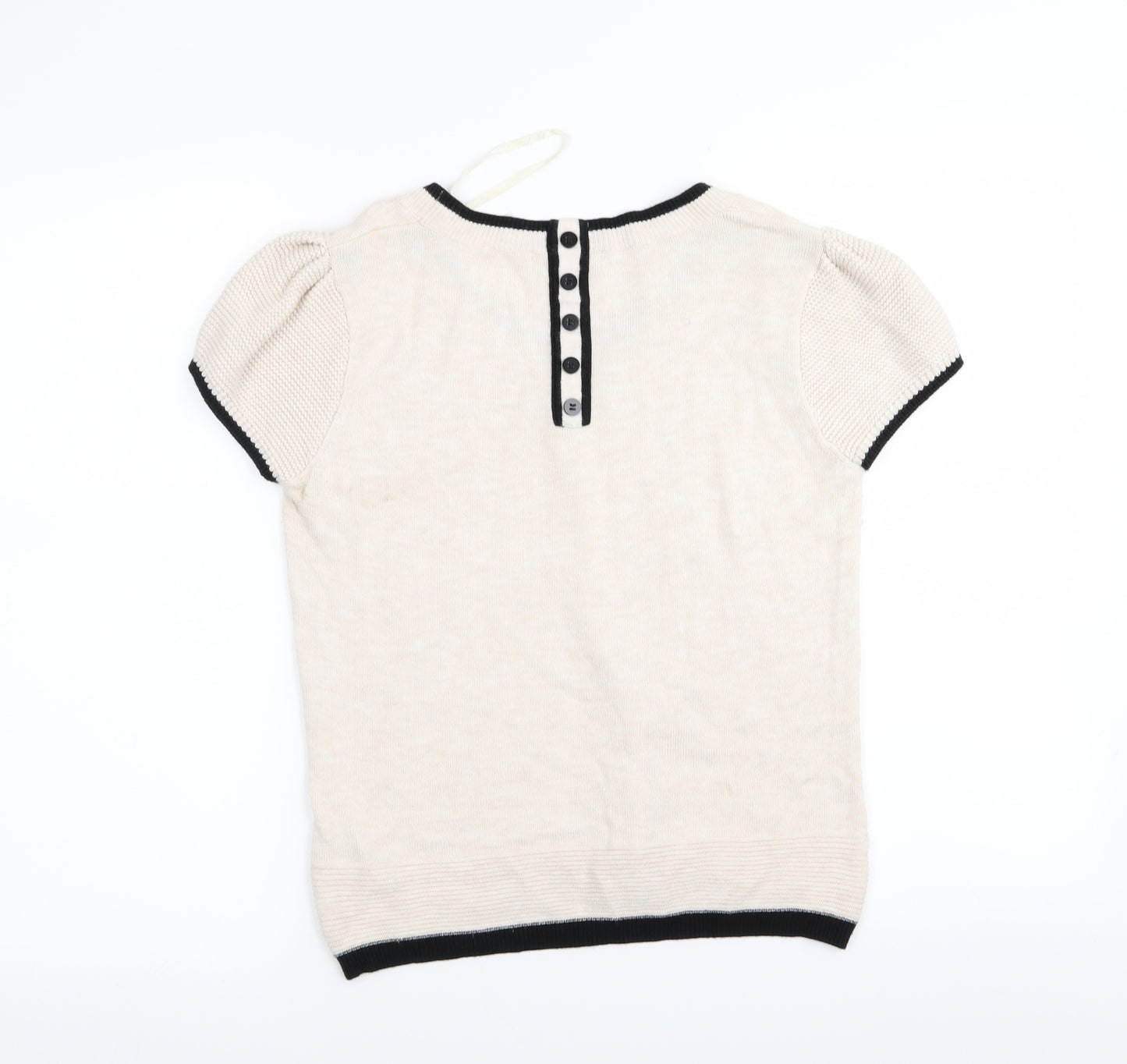 Jasper Conran Womens Beige   Basic T-Shirt Size 12
