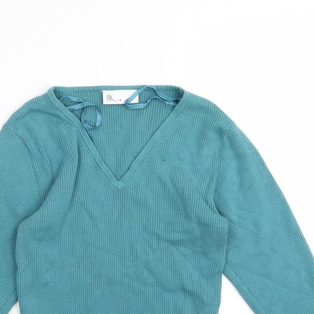 BHS Womens Blue   Basic T-Shirt Size 12