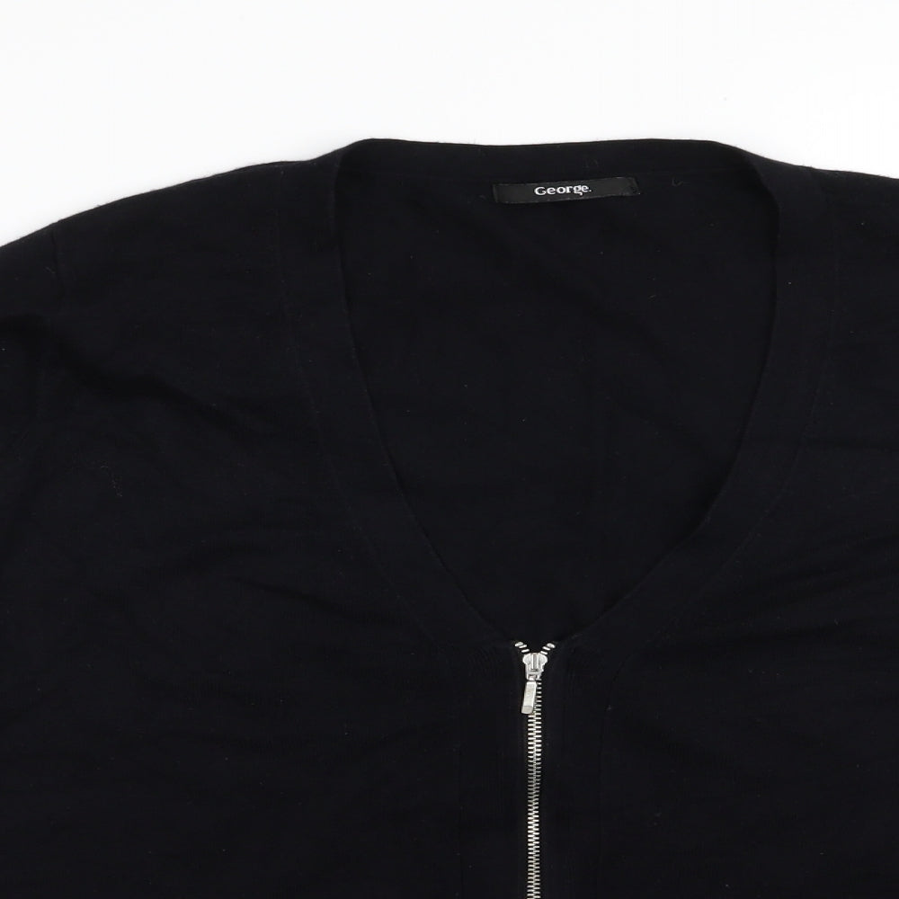 Asda George Womens Black   Cardigan Jumper Size 18