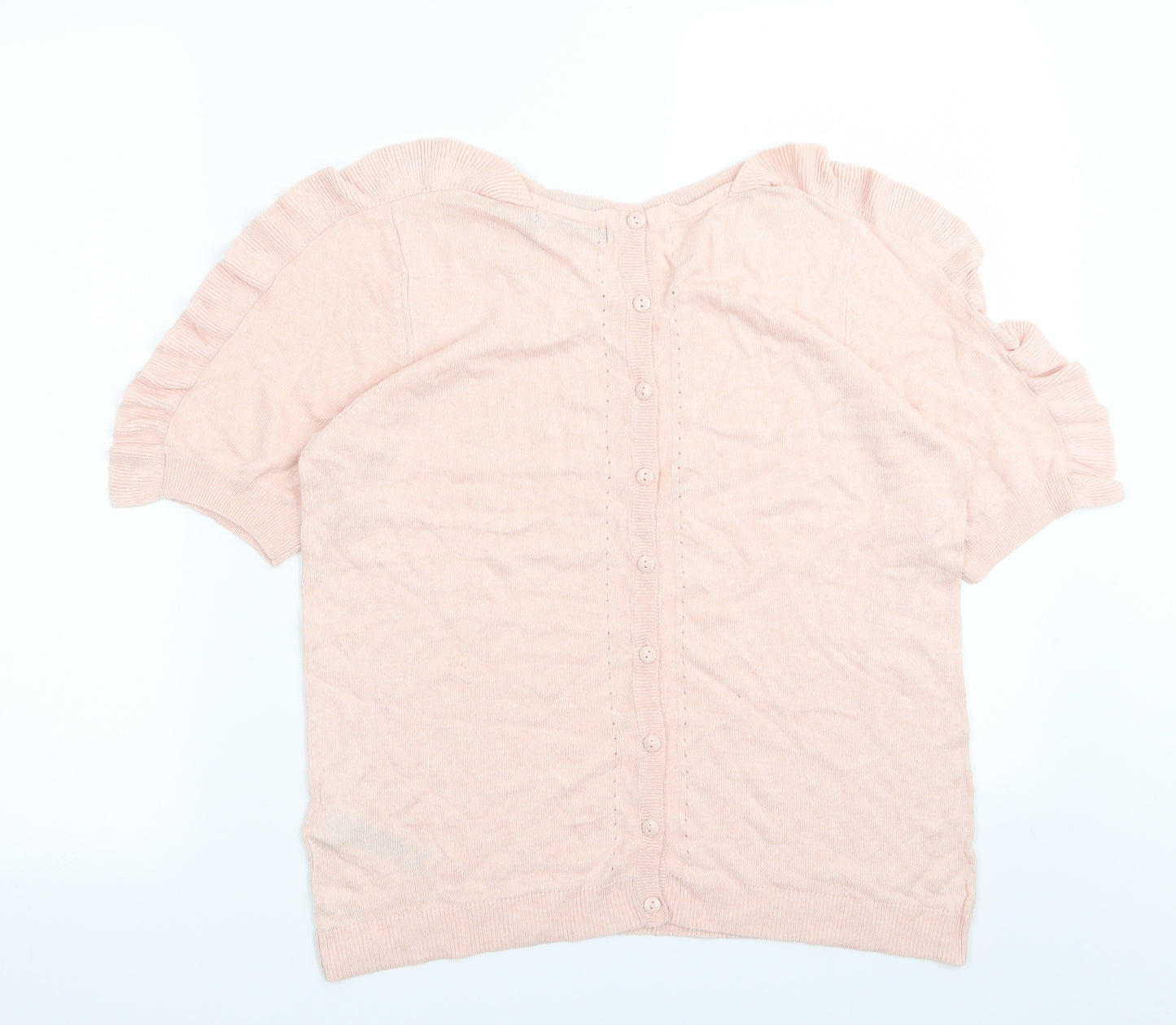 M&S Womens Pink   Basic T-Shirt Size 12