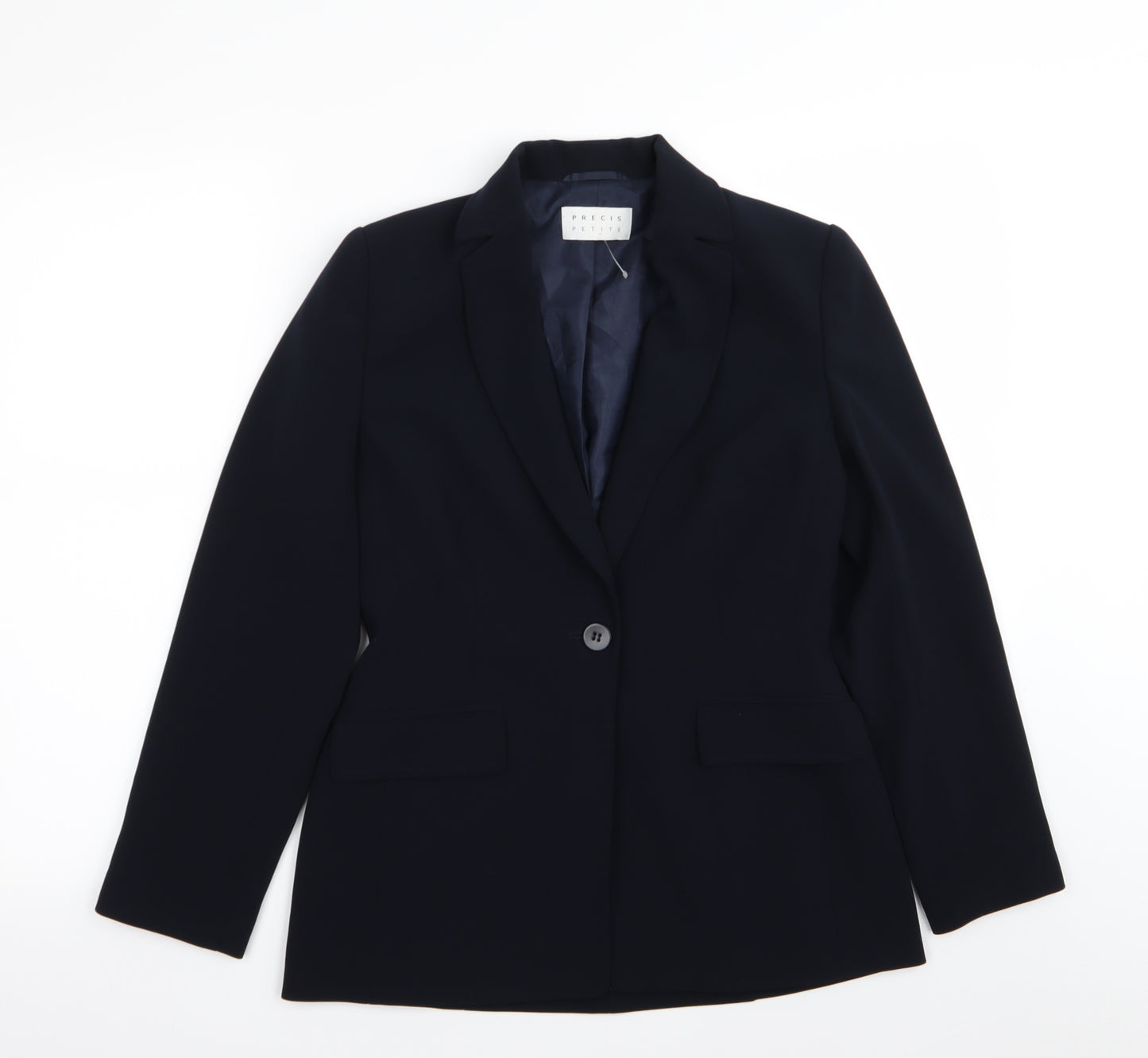 precise petite Womens Blue   Jacket Blazer Size 10