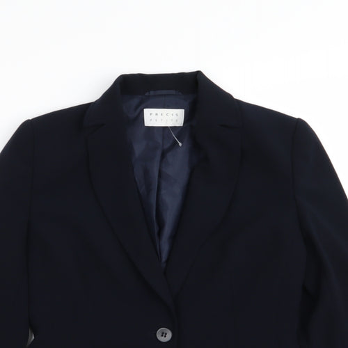 precise petite Womens Blue   Jacket Blazer Size 10