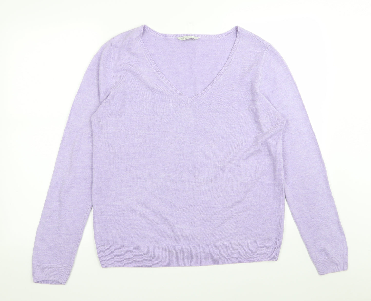 love knitwear Womens Purple   Pullover Jumper Size 16