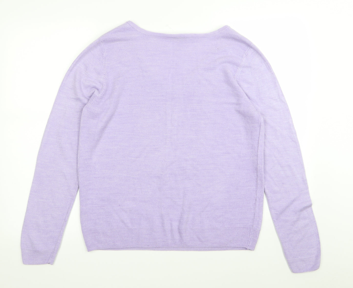 love knitwear Womens Purple   Pullover Jumper Size 16