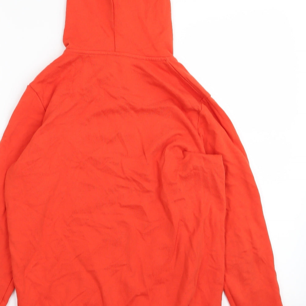 Hype Boys Orange   Full Zip Jumper Size 13 Years