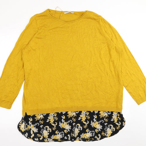 Asda George Womens Yellow   Basic T-Shirt Size 24