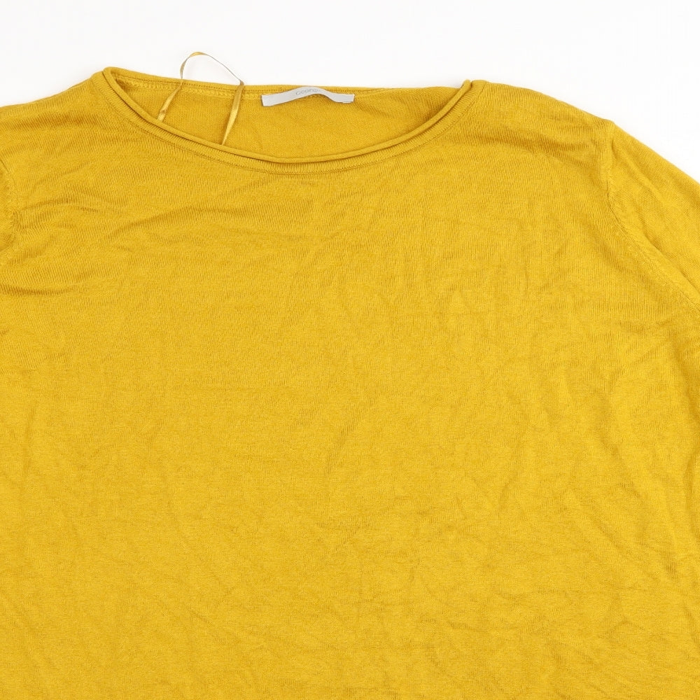 Asda George Womens Yellow   Basic T-Shirt Size 24