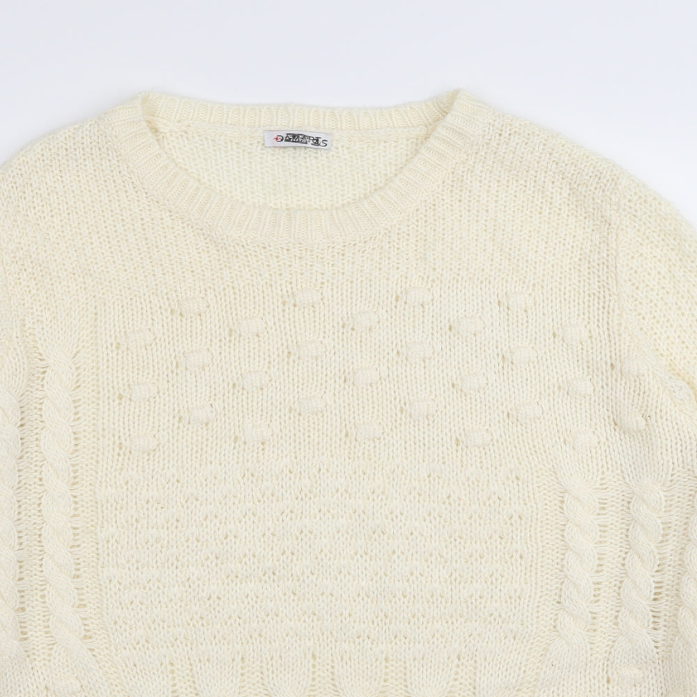 Damart Womens White   Pullover Jumper Size 18  - Size 18-20