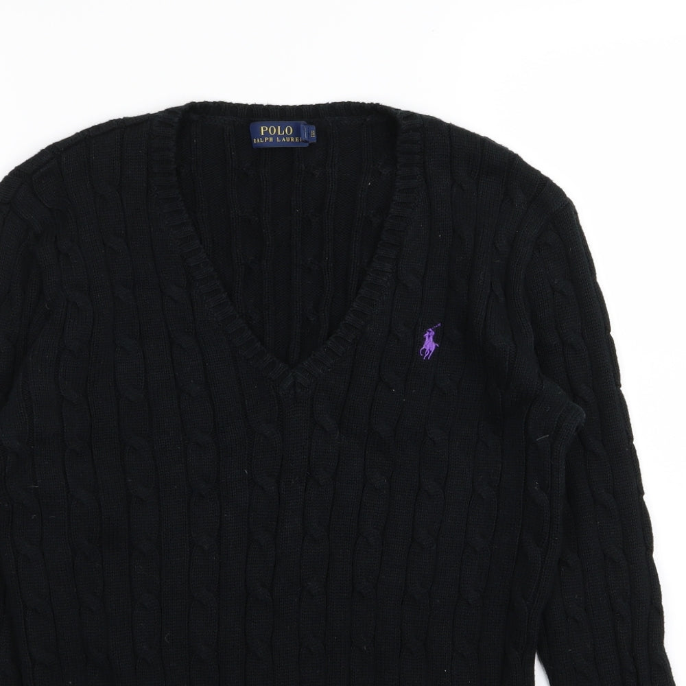 Ralph Lauren Womens Black   Pullover Jumper Size M