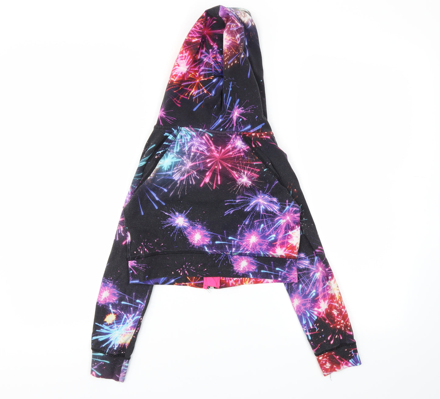 PINAPLE Girls Multicoloured Gingham  Full Zip Jumper Size 9-10 Years