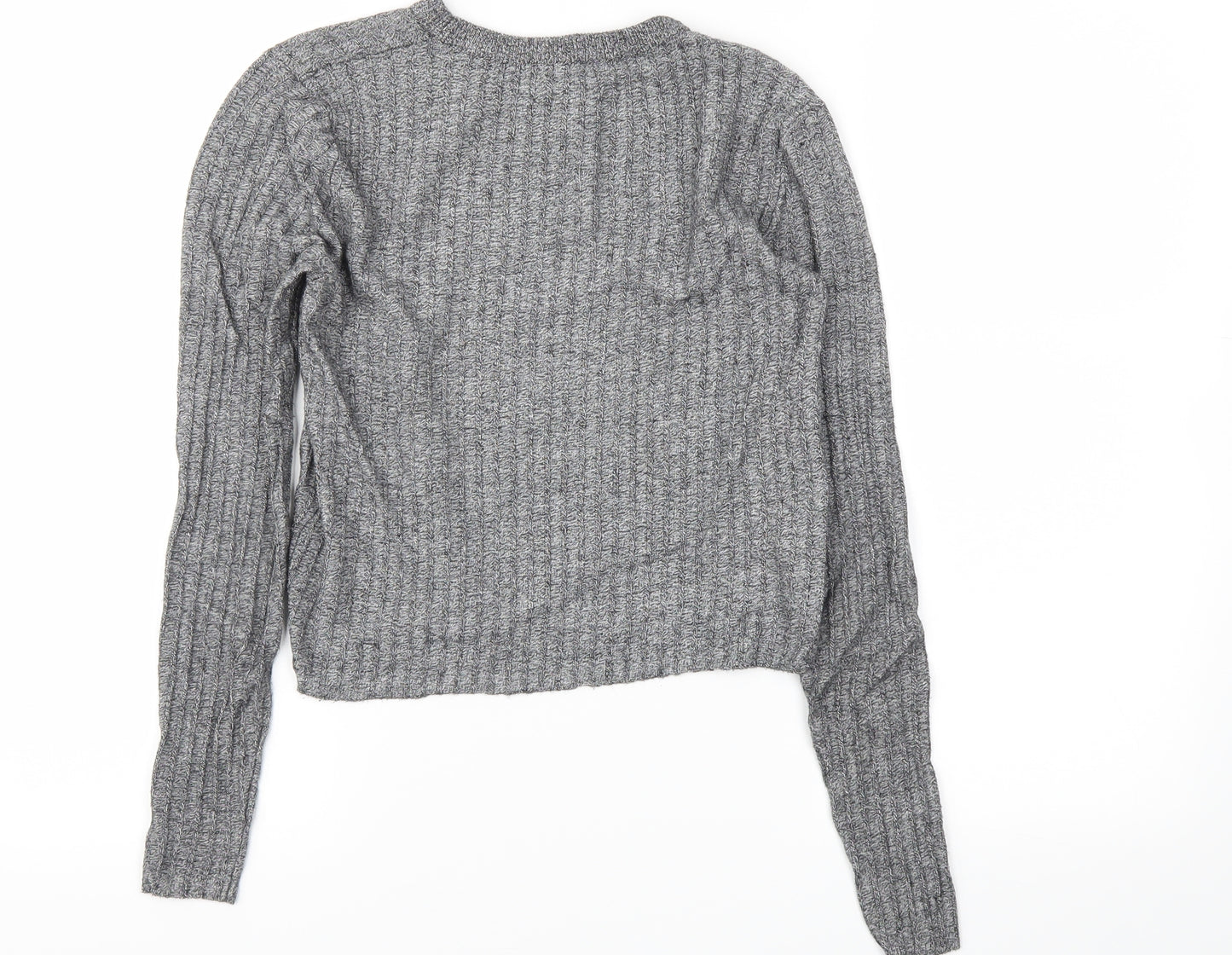 Red Hearing Womens Grey   Basic T-Shirt Size 8