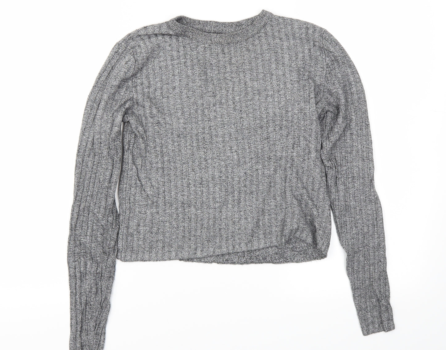 Red Hearing Womens Grey   Basic T-Shirt Size 8