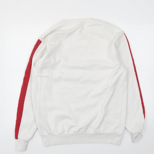 H&M Womens White   Pullover Jumper Size M