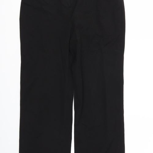 CC Womens Black   Trousers  Size 10 L30 in