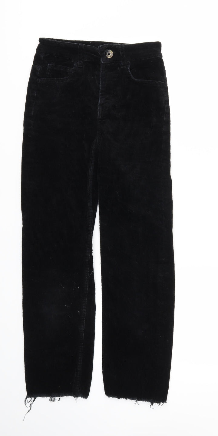 H&M Womens Black   Trousers  Size 6 L26 in