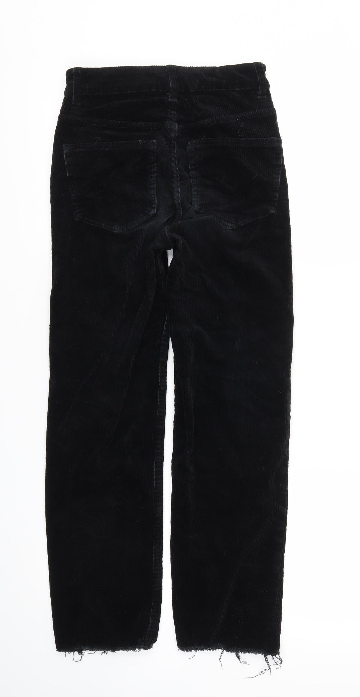 H&M Womens Black   Trousers  Size 6 L26 in