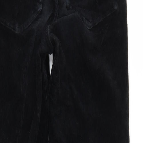 H&M Womens Black   Trousers  Size 6 L26 in