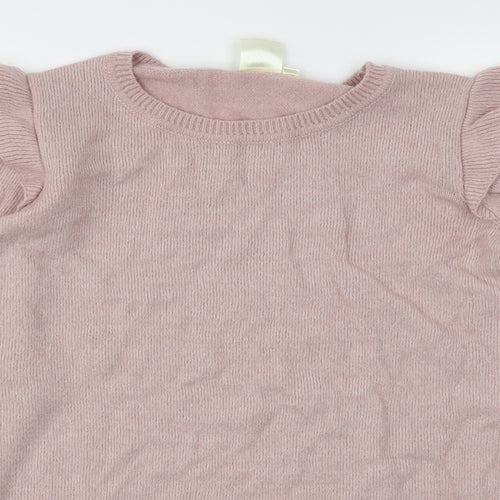 ROCK YOUR CURVES Womens Pink   Pullover Jumper Size 16