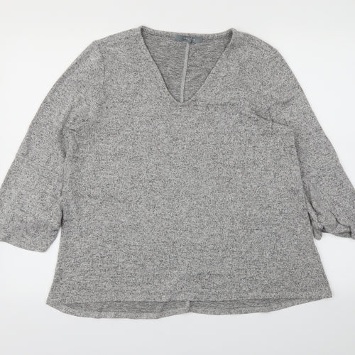 COIN 1804 Womens Grey   Basic T-Shirt Size M