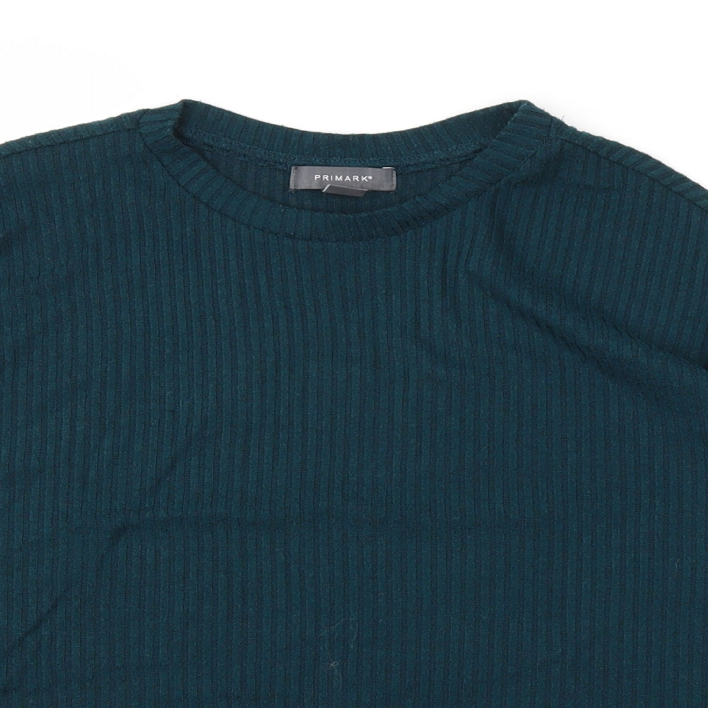 Primark Womens Green   Basic T-Shirt Size XS