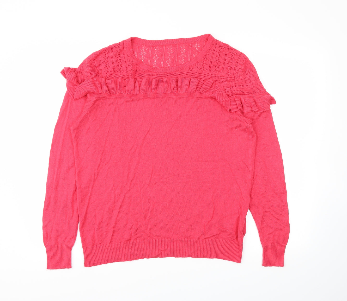 F&F Womens Pink   Pullover Jumper Size 18