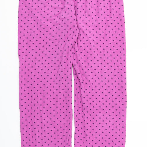 Preworn Womens Pink Polka Dot  Trousers  Size 32 L27 in