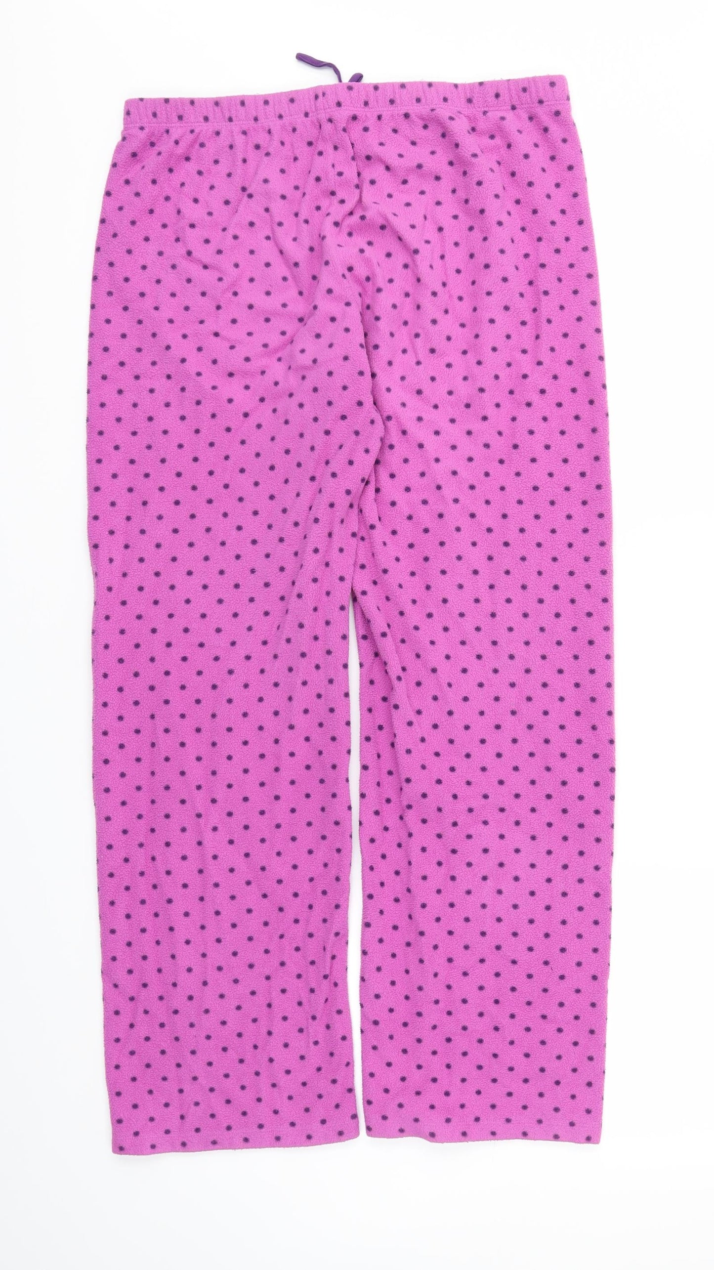 Preworn Womens Pink Polka Dot  Trousers  Size 32 L27 in