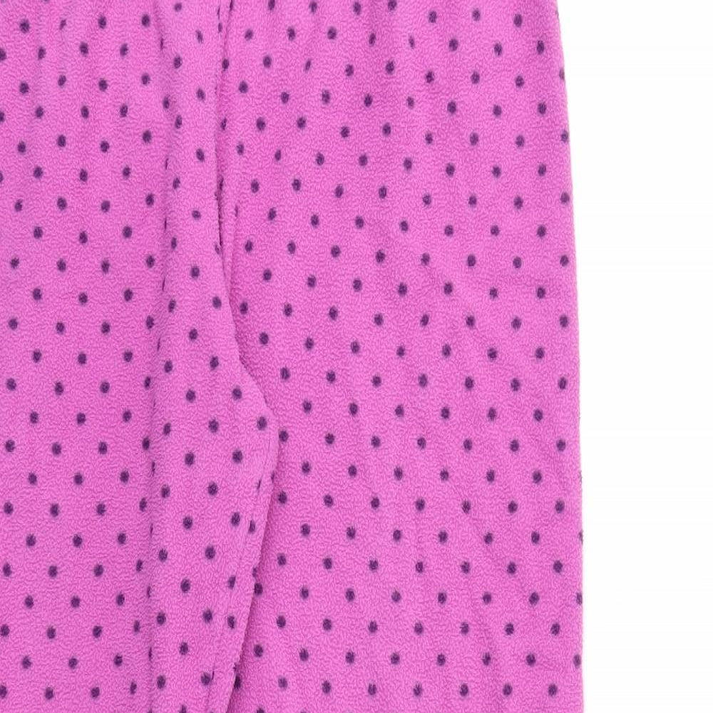 Preworn Womens Pink Polka Dot  Trousers  Size 32 L27 in