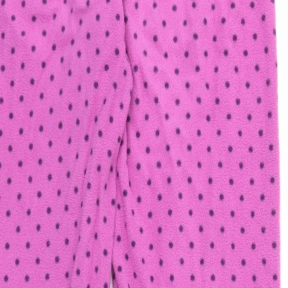 Preworn Womens Pink Polka Dot  Trousers  Size 32 L27 in