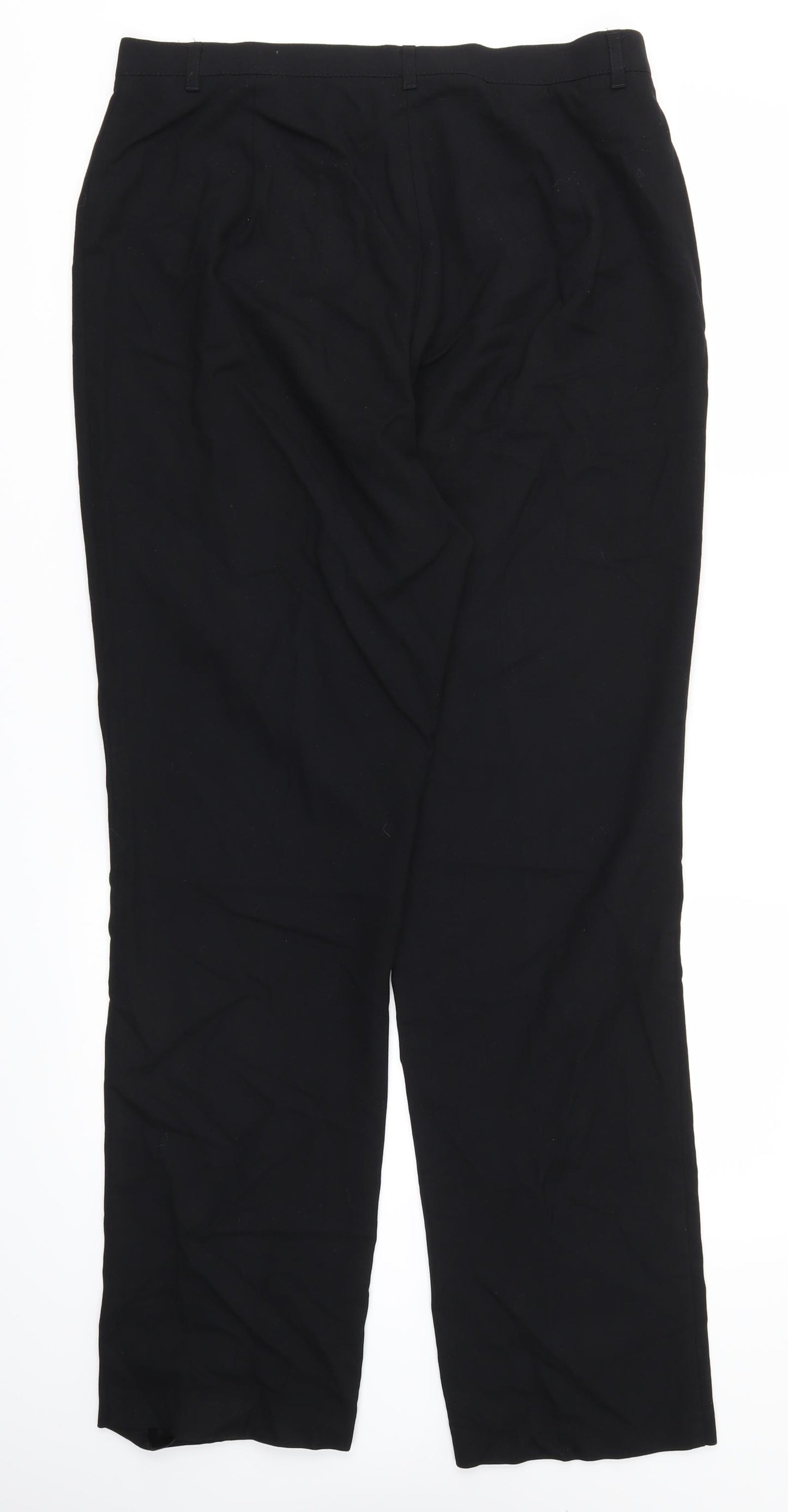 M&S Womens Black   Trousers  Size 16 L31 in