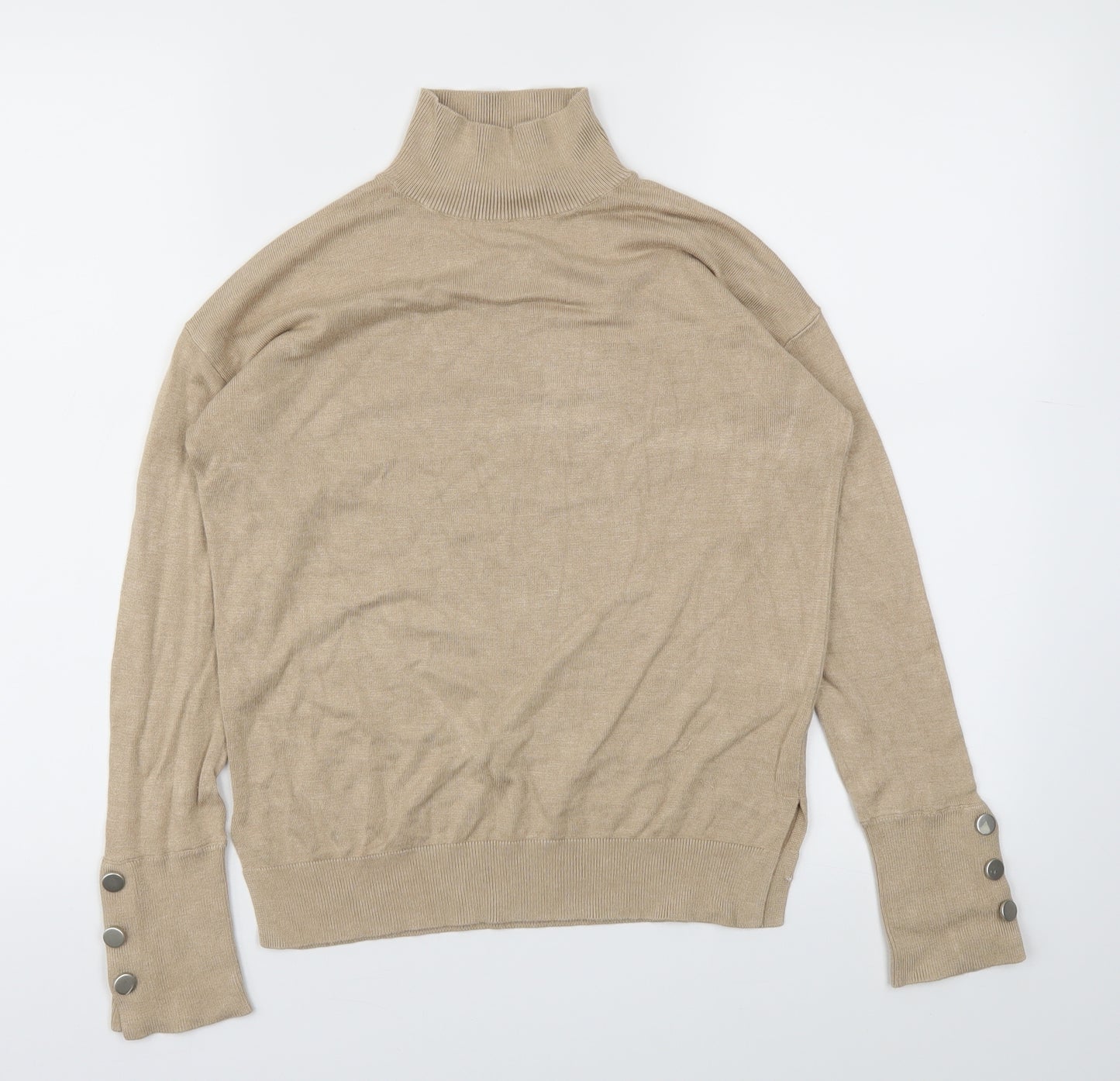 F&F Womens Beige   Basic T-Shirt Size 6