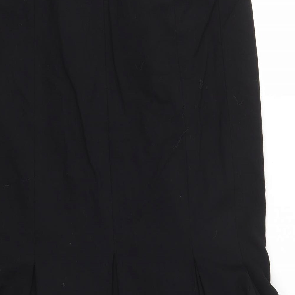 M&S Womens Black   Flare Skirt Size 10