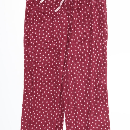 Preworn Womens Purple Polka Dot  Capri Trousers Size M L30 in - Stretch waistband