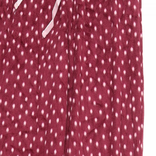 Preworn Womens Purple Polka Dot  Capri Trousers Size M L30 in - Stretch waistband
